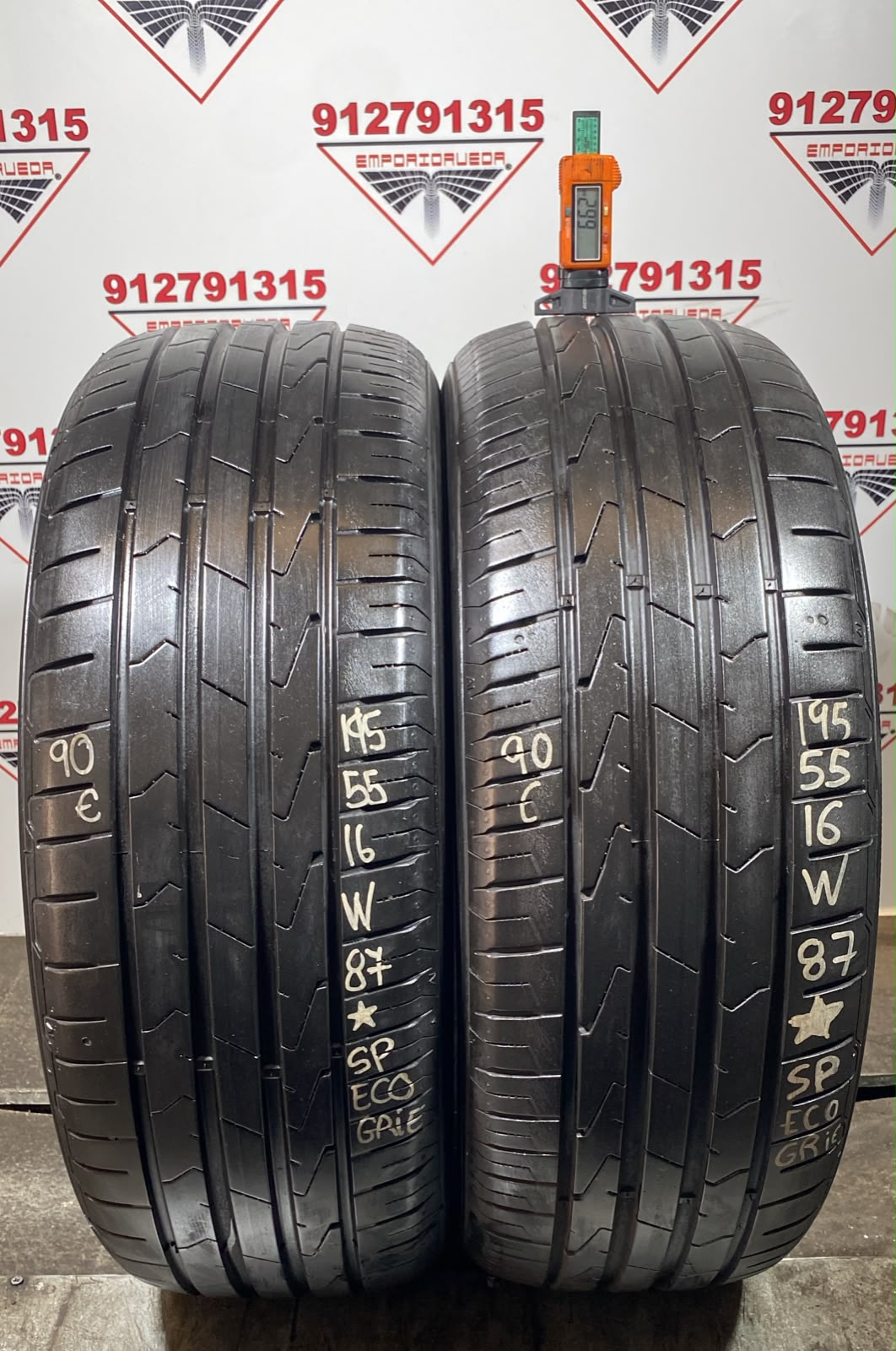 HANKOOK VENTUS PRIME 3 USADO  195/55 R16 87 W